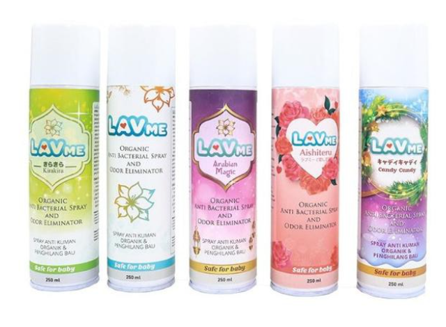 Lavme Organic Anti Bacterial Spray and Odor Eliminator 1